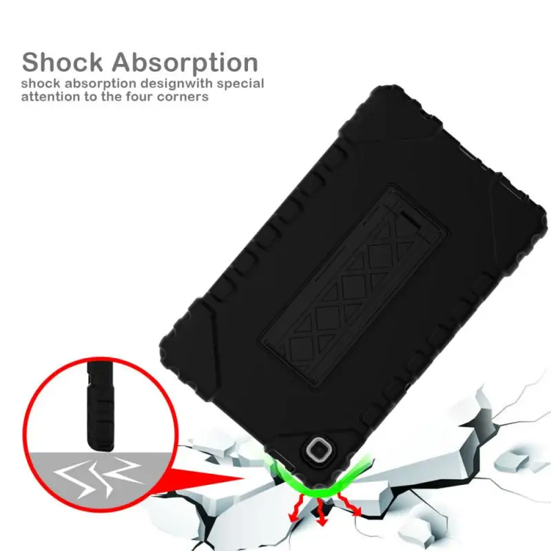 

Shockproof Silicone Case Cover For Samsung Galaxy Tab A7 T500 S6 lite P610 2020 T290 T295 T387 T720 T510 T830 T590 Tablet Case