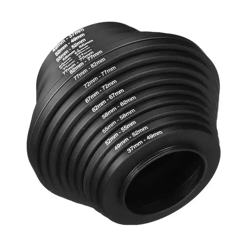 18 шт. кольцо адаптер для фильтра объектива повышающий вниз 37 82 мм набор камеры Canon