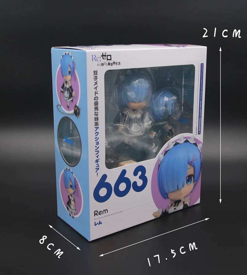 

10cm Re:Life a Different World from Zero RAM 732 ver.and REM 663 ver.Japanese anime figure model toys collection doll toy