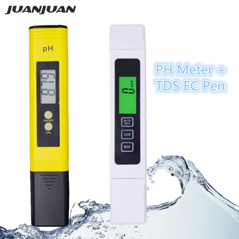 Портативный PH-метр с ЖК-дисплеем TDS EC Pen датчик чистоты воды PPM фильтр для