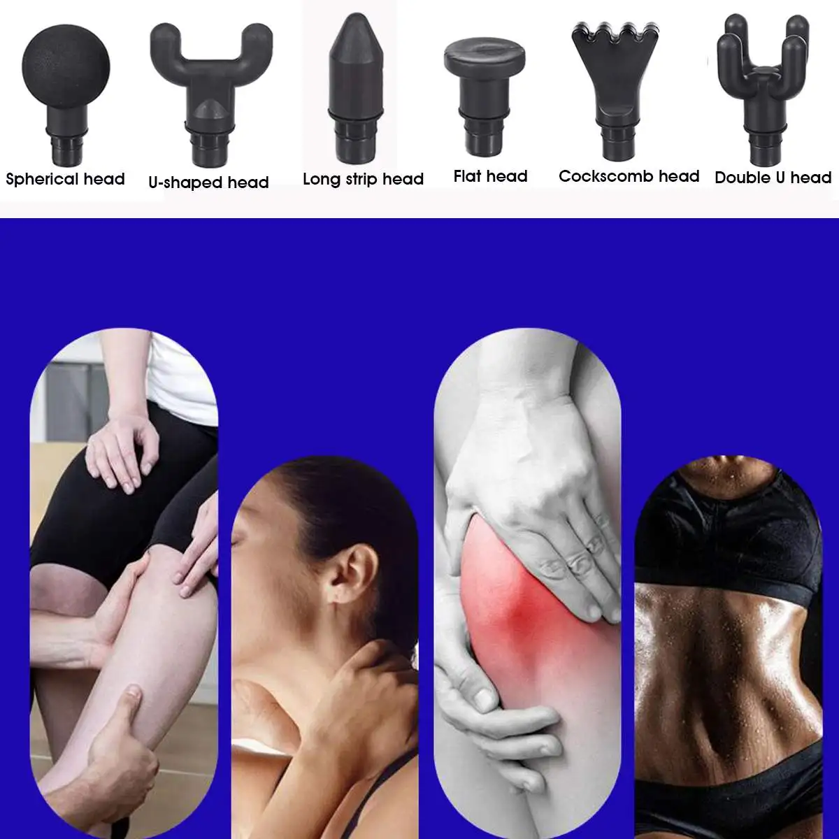 

1200-3300 rpm LCD Electric Percussion Massage Fascia Gun Muscle Vibration Relax Therapy Device Sport Recovery Massager Big Sale