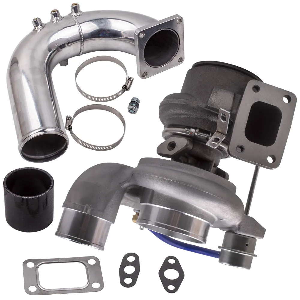 

Turbocharger for Dodge RAM 2500/3500 T3 flange W/ High Flow Intake Elbow Tube HY35W Turbo Compressor