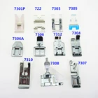 Прижимная лапка для швейной машины 11 шт.компл., набор прижимных лапок для бытовой швейной машины, прижимная лапка для плетения, прижимная лапка для шитья и вязания, детали, аксессуары