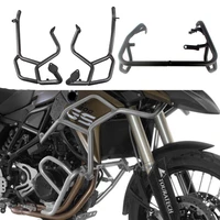 upper lower engine crash bar protection for bmw f800gs f700gs f650gs 2008 2009 2010 2011 2012 2013 black