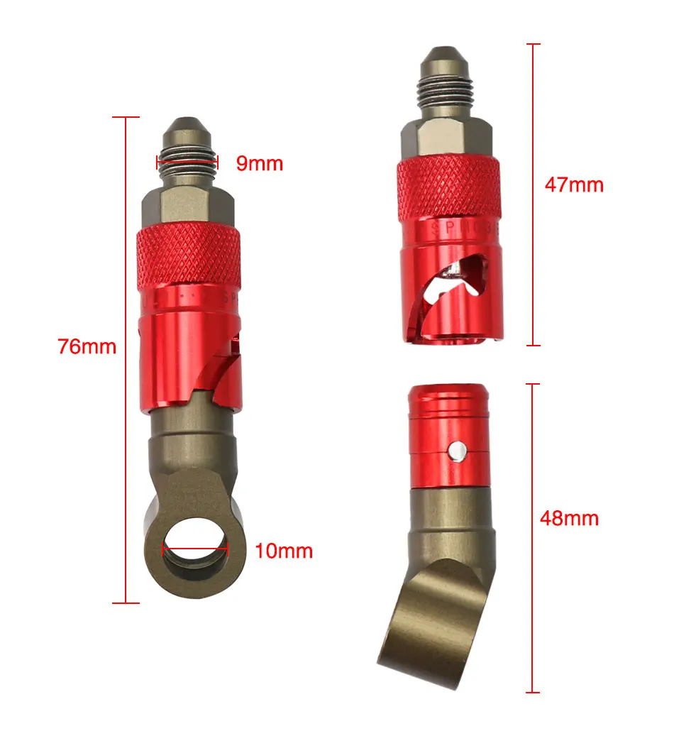 Быстросъемная Крышка для тормозного суппорта с шлангом 800 мм-1200 мм тормозной