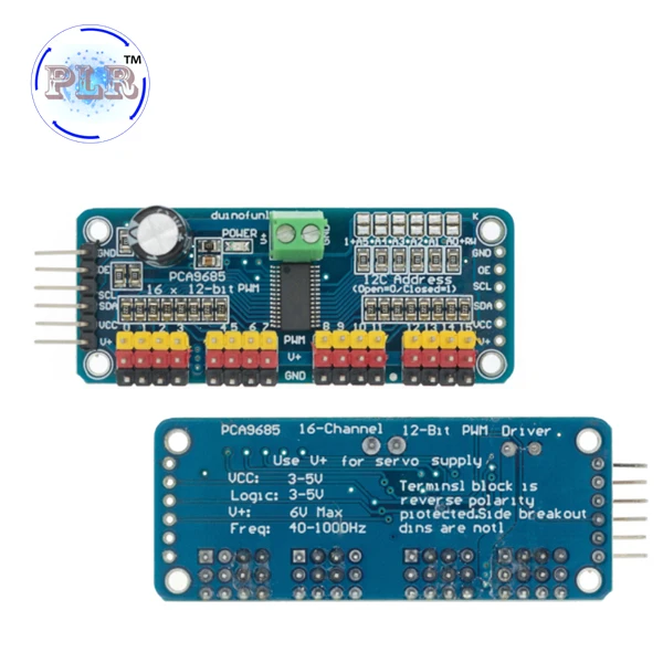 16-канальный видеорегистратор 12-битная ШИМ/Servo Driver-I2C интерфейс PCA9685 модуль Raspberry pi