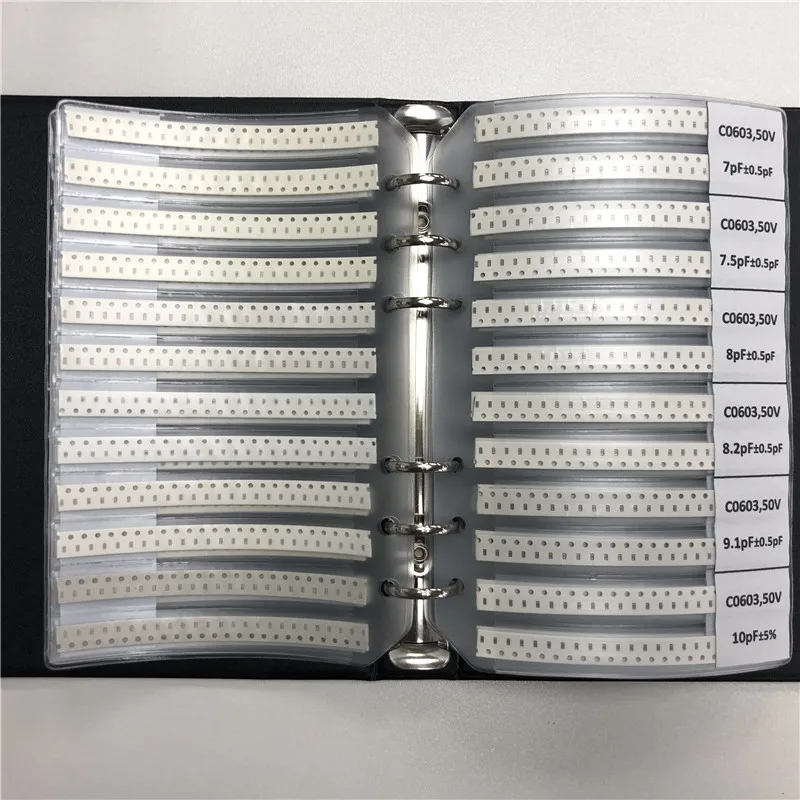 0603 Япония Мурата SMD конденсатор книга образцов Ассорти набор 90valuesx50шт = 4500 шт (от 0 5