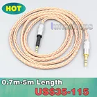 2,5 мм 4,4 мм XLR Сделано в Китае 3,5 мм 16 Core 99% 7N OCC кабель для наушников для Sennheiser HD6 HD7 HD8 MIX DJ HD595 LN006768