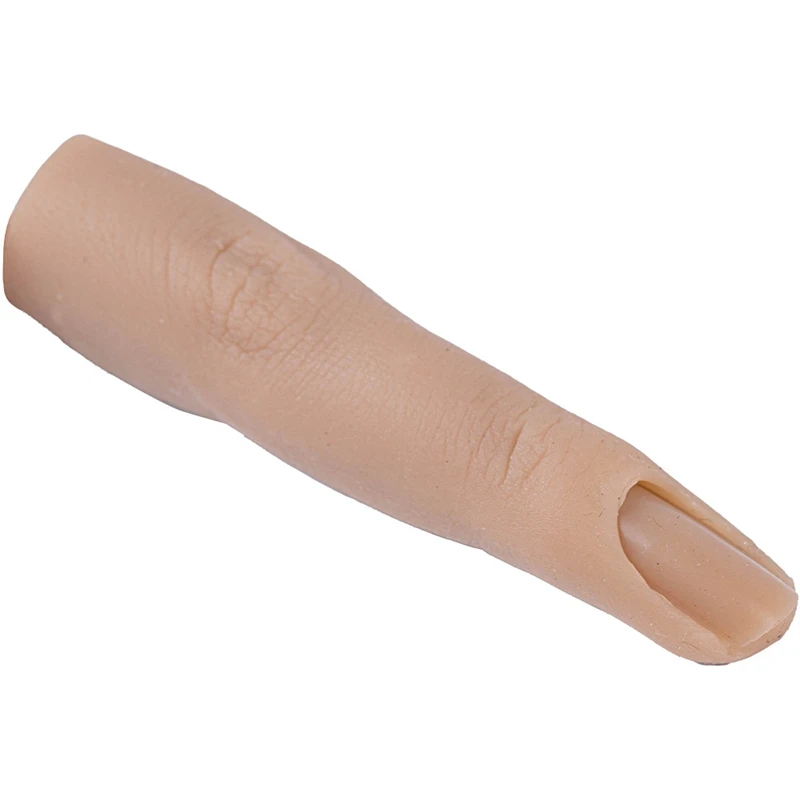 

Silicone Practice Fake Finger Model for Hand Manicure Nail Art Practice Fingers Beginners Practice Tip