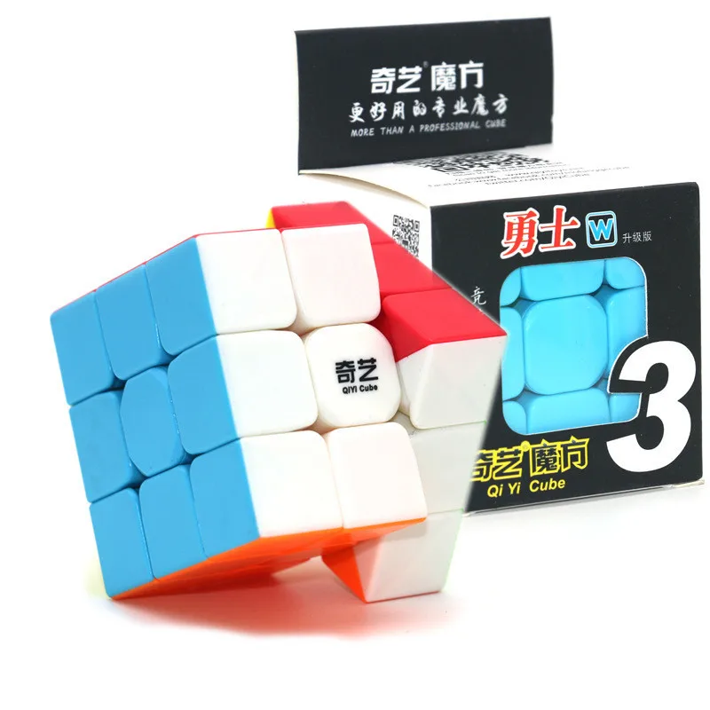 

Кубик бесконечности Qiyi Mofangge 3x3x3, блестящий кубик без наклеек 3 на 3, волшебный пазл, подарок, Обучающие игрушки для детей, тревога