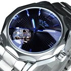 Часы WINNER мужские, механические, с автоматическим ремешком из нержавеющей стали