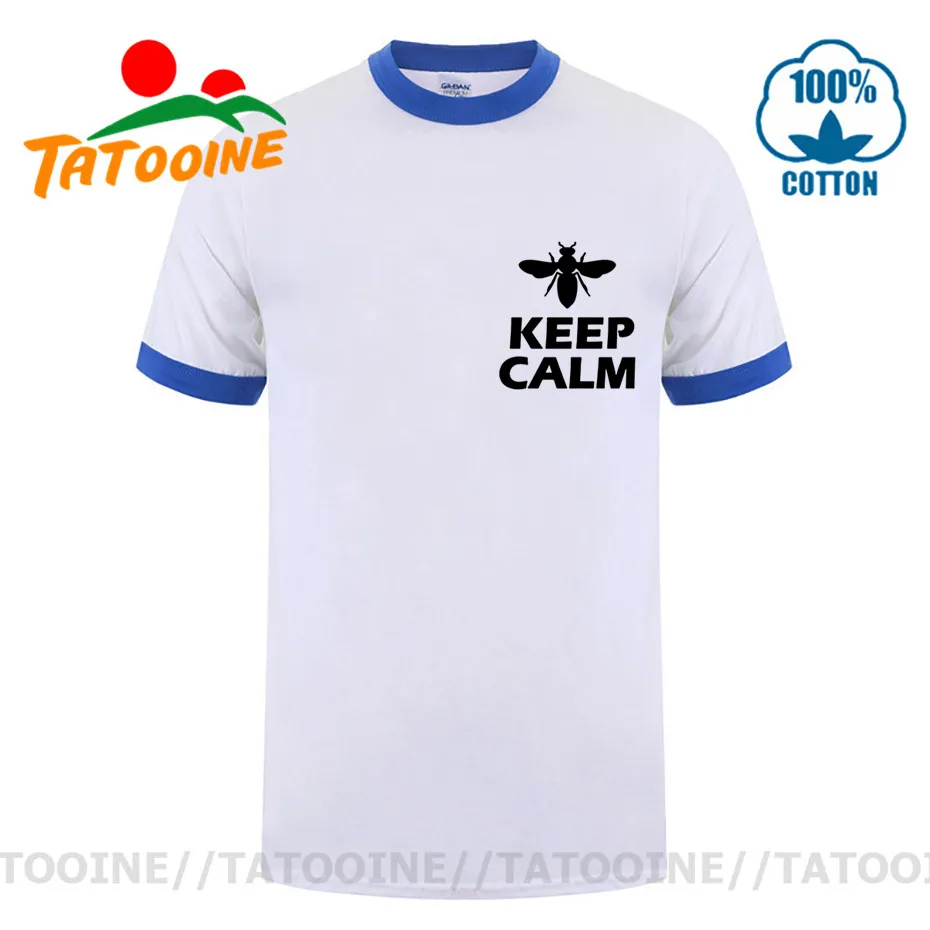Tatooine оригинальный дизайн футболка с надписью KEEP CALM AND LOVE BEES забавные мужские