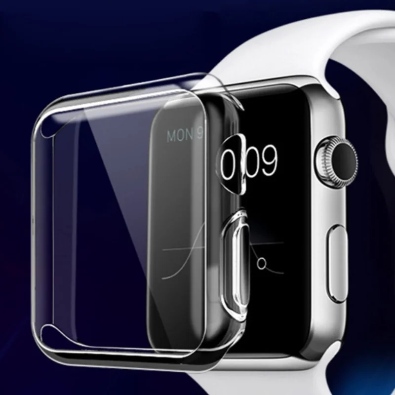 Защитный чехол для Apple Watch версии 4 версия 1 2 3 ремешок 40 мм 44 Пластиковый корпус