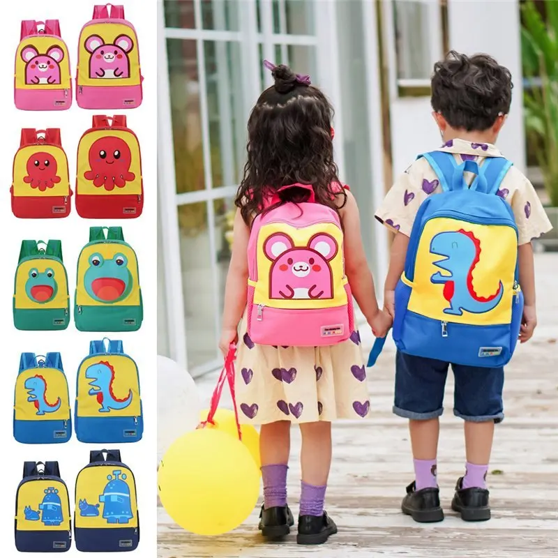 Fashion Child Backpacks Luxury Nylon Teenage Girls Schoolbags animal Printing Boy Student Backpack 2021 New children backpack
