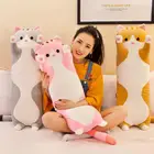 Мягкая Плюшевая кошка, животное, милая детская игрушка, новинка, Детская длинная подушка в стиле унисекс для дня рождения, милые подарки, Гаваи