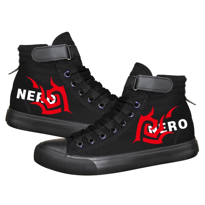 

Unisex Anime Cos Fate/EXTRA Nero Claudius Red Saber Casual Ankle Canvas Shoes Hook Loop Flat plimsolls duck shoes Sneakers