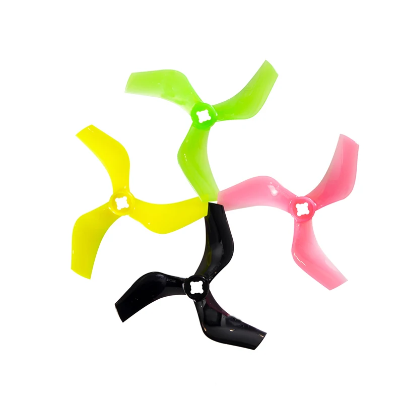 

2Pairs GEMFAN M5 2 Holes D75mm 3-blade Props 3inch Propeller Ducted Variable Aperture PC CW CCW Paddle for FPV RC Drone