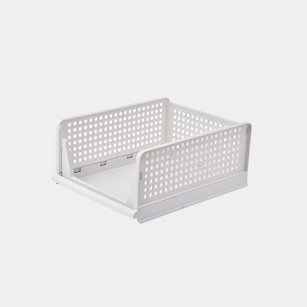 Ящик для гардероба корзина хранения одежды многослойный Органайзер (3 шт. в одном