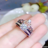 kjjeaxcmy fine jewelry mosang diamond 925 sterling silver new women combination ring support test popular