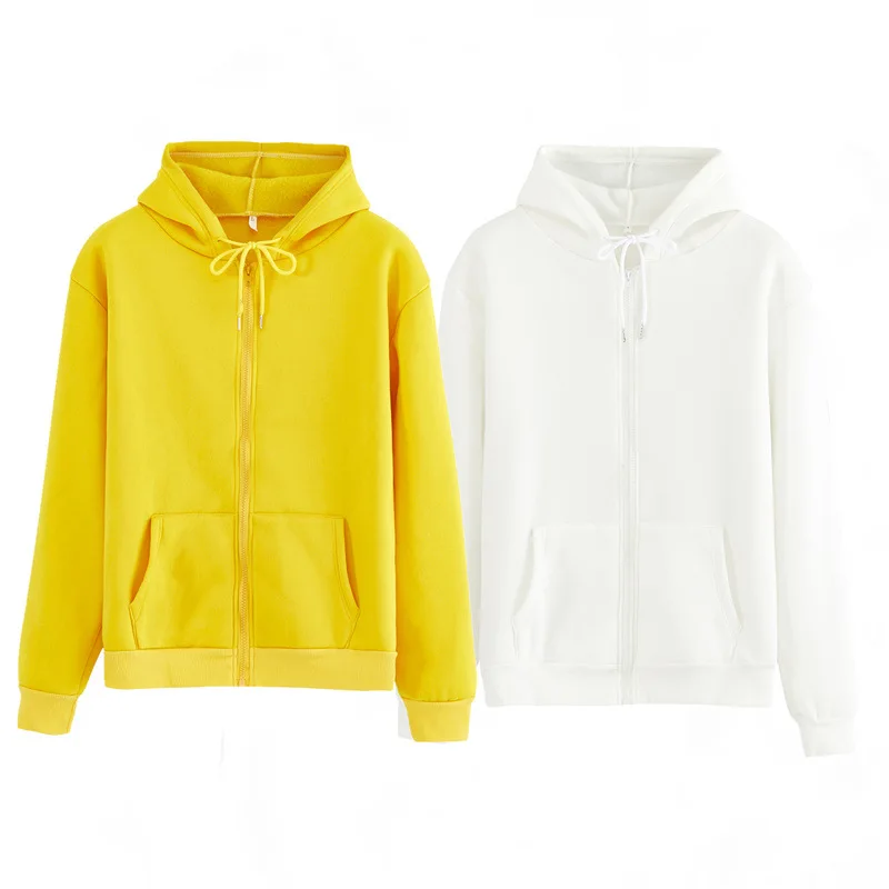 Женская толстовка с длинным рукавом однотонная Повседневная Толстовка