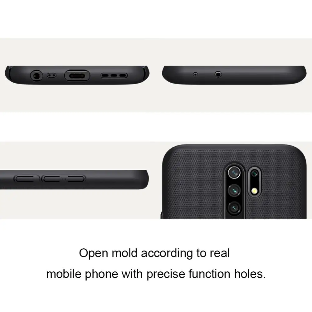 

10pcs/lot wholesale NILLKIN Super Frosted Shield matte PC hard back cover case for Xiaomi Redmi 9 case
