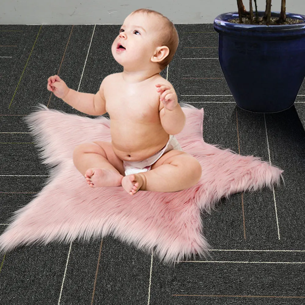 Коврик для пола с пентаграммой нескользящий коврик ворсистый мягкий пушистый