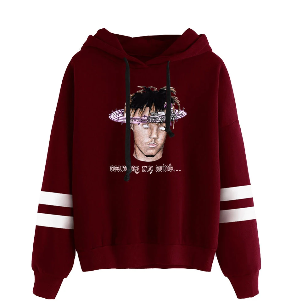 Модные толстовки с капюшоном Juice WRLD Толстовка Без карманов для мужчин и женщин