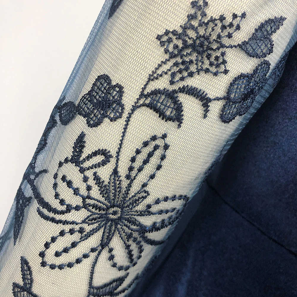 

New Winter Women O-Neck Full Sleeve Solid Lace Embroidery Dress Sexy Mesh See Through Sequined Velvet Midi Bandage Dresses