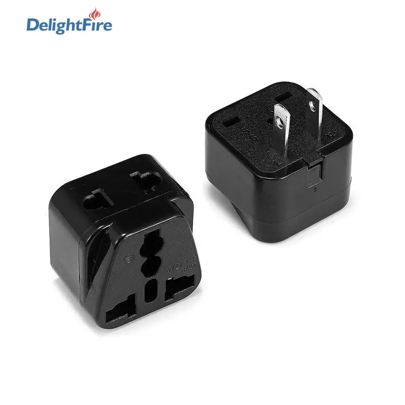 1 шт. 2 в японская и американская вилка Универсальный адаптер преобразователь ЕС