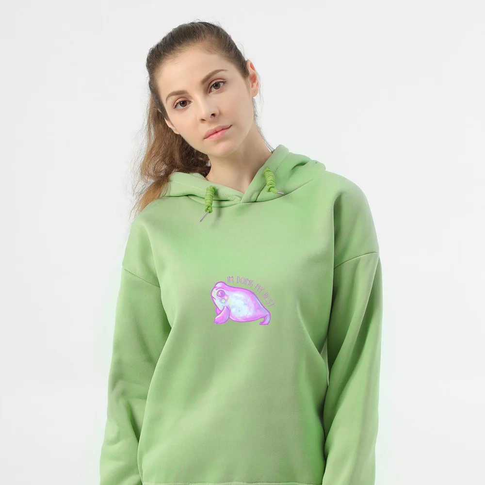 Harajuku Frog Hoodie Oversized Womens Loose Hoodies Sweatshirt Pullover Warm Kpop Clothes Vintage Sweetshirt for Girls Plus Size