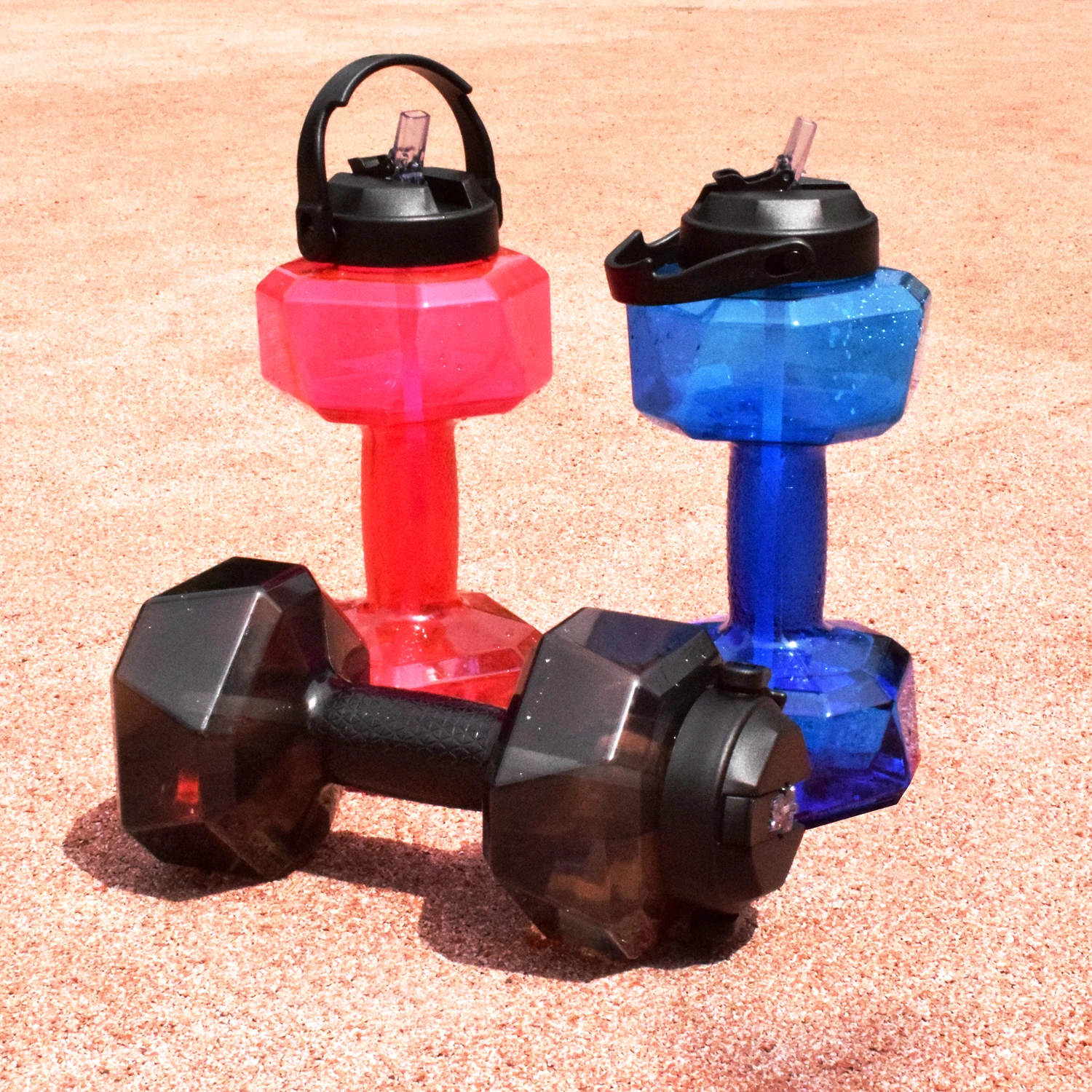 Quifit л бутылка для холодной воды гантелей без бисфенола А портативный креативный