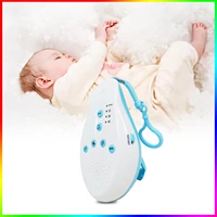professional baby therapy sound machine white noise portable sleep soother relaxation record voice sensor 8 soothing music timer