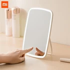 Xiaomi Mijia Youpin умное портативное зеркало для макияжа настольное светодиодное освещение Портативное складное зеркало для общежития