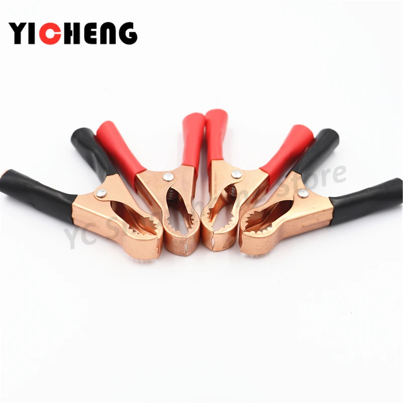 2 шт. автомобильные зажимы Аллигаторы 80 мм 50 А|Щипковые зажимы| |