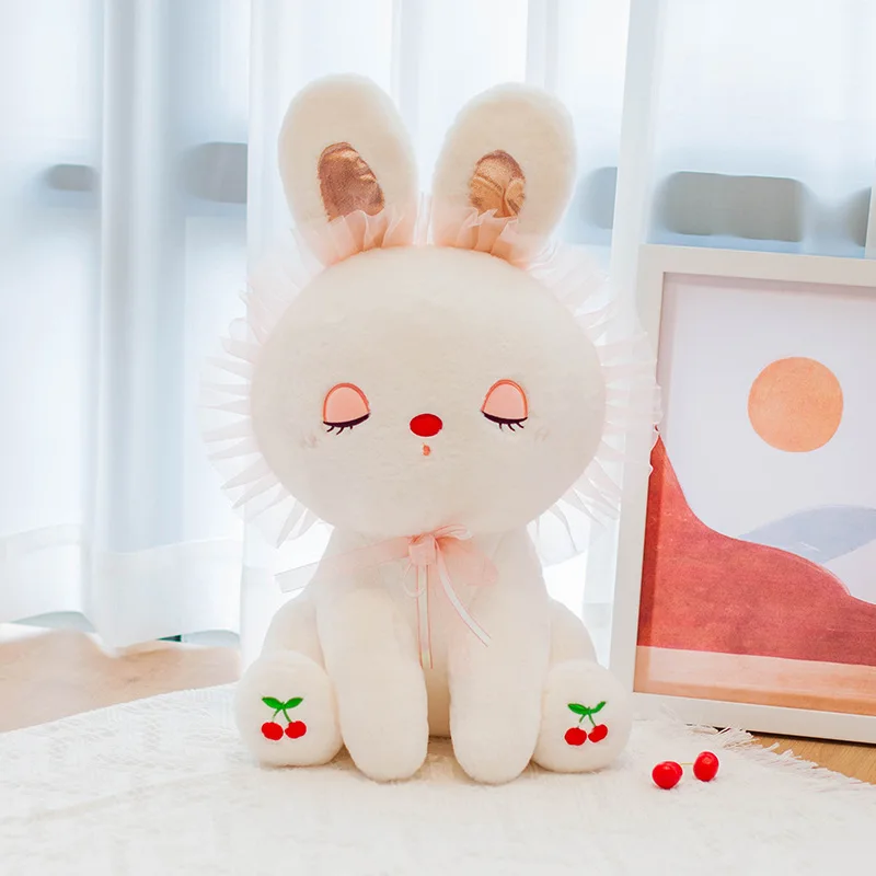 

Kawaii Rabbit Plush Dolls Cute Pillows Lovely Cartoon Anime Soft Stuffed Dolls Plush Home Party Decorations Xmas Gift for Girls