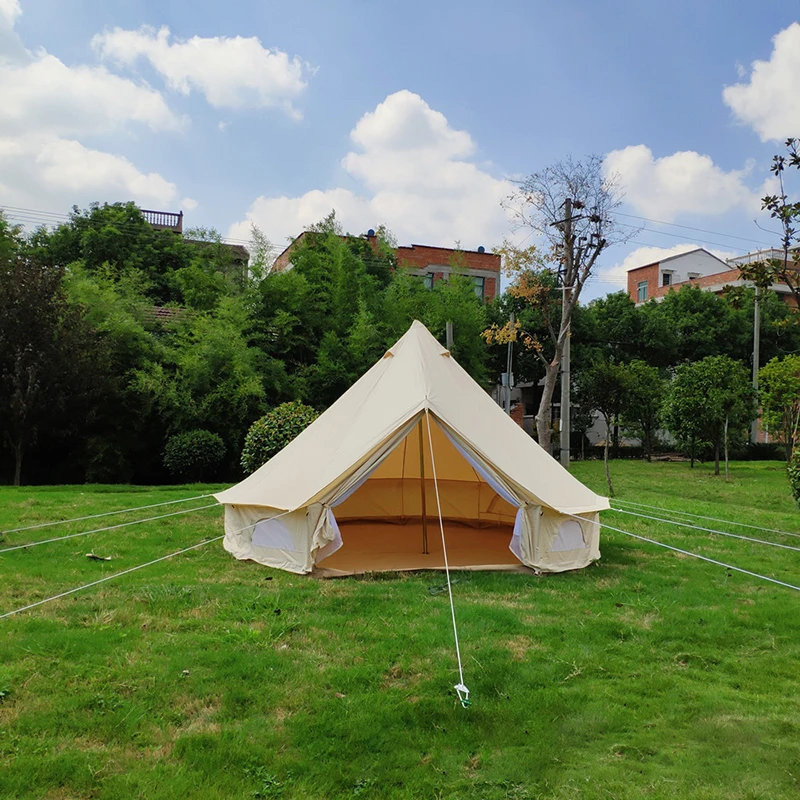 

6M Diameter Oxford Cloth Fabric Camping Wedding Bell Type Luxury Waterproof Large Gazebo Tente De Camping Barraca Camping