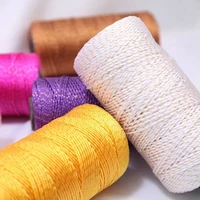 150gball knitting threads silkytwisted string handmade crochet diy hat crochet shoes cushion doll line medium thickness wool