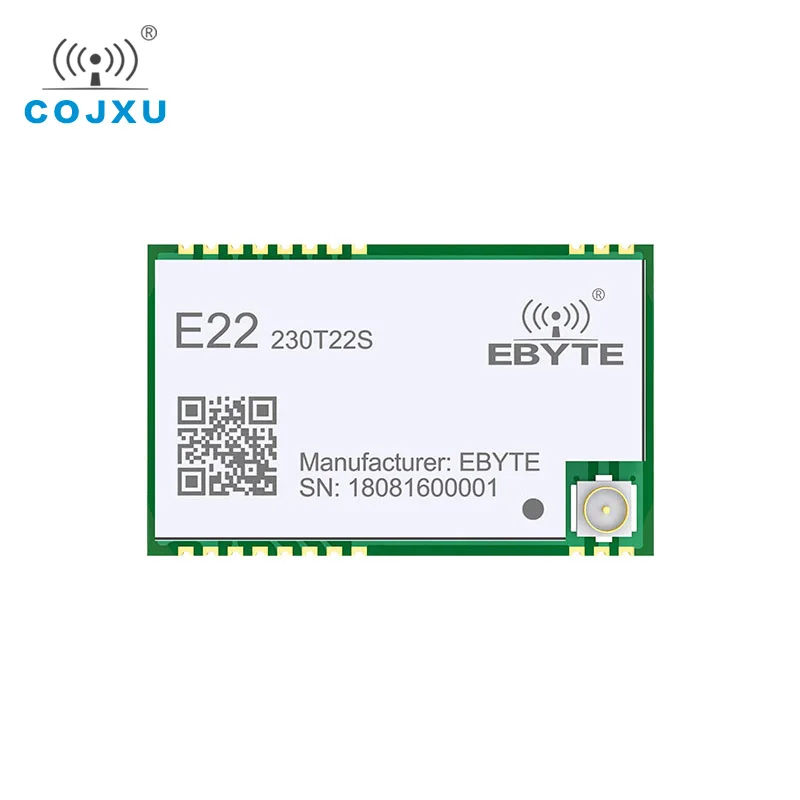 

SX1262 TCXO UART Wireless Module cojxu E22-230T22S 220-236MHz Transceiver 230Mhz IoT SMD IPEX Interface
