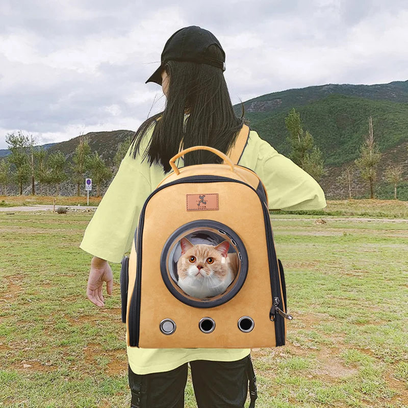 Сумка-переноска для кошки JJ60GXD большая прозрачная сумка на плечо рюкзак