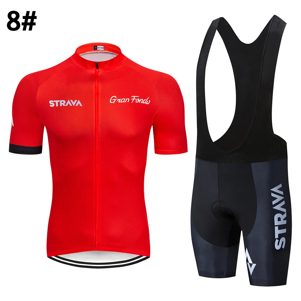 strava Sommer Radtrikots herren Team radfahren Tragen Kurzarm велосипедная футболка Джерси Команда Racing Kleid Radfahren Kleidung - Цвет: 13