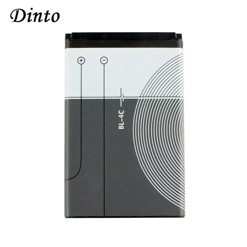 BL-4C Dinto BL-4C BL-4B BL-4D BP-4L телефон Батарея для Nokia 6100 7705 2505 3606 N97 N8 E61i E71 BL4C BL4B BL4D BP4L батареи - Цвет: BL-4C
