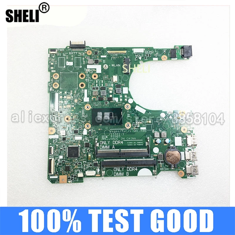 

Шели для DELL материнская плата CN-0DKK57 0DKK57 DKK57 Inspiron 15 3567 материнская плата портативного компьютера с SR2ZU I5-7200U процессор 15341-1 91N85 DDR3