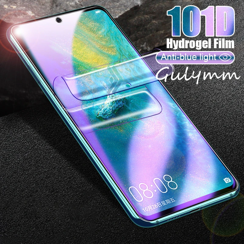 Новинка 101D мягкая защитная пленка для экрана Huawei Honor 9X 20 настоящая Гидрогелевая P30