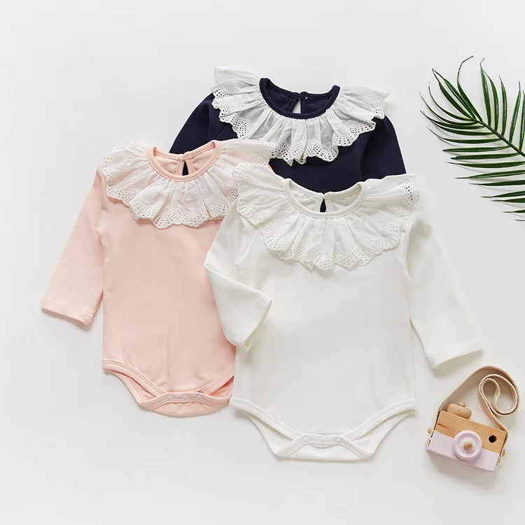 2020 Ins Fashion Baby Rompers Long Sleeve Baby Bodysuits Baby Girls Jumpsuits