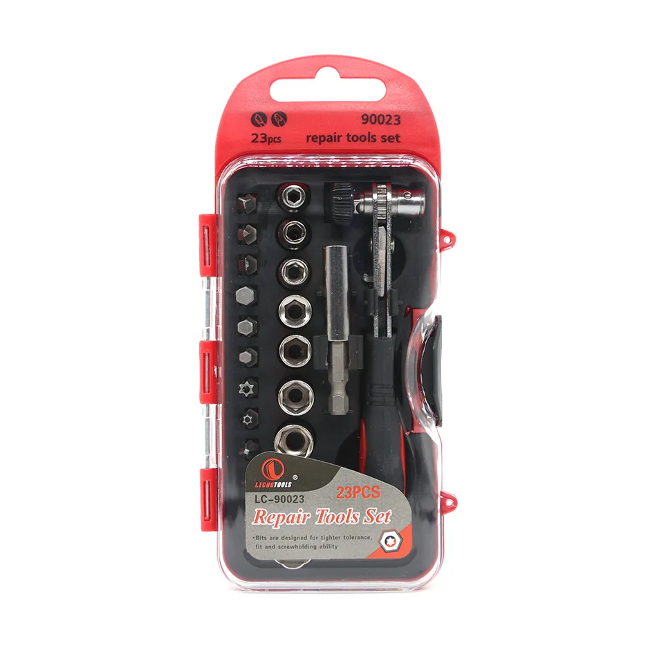 

Набор из 23 предметов, набор отверток с трещоткой, многофункциональный комбинированный инструмент для ремонта автомобилей, набор инструмен...