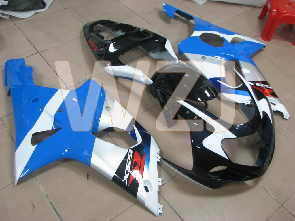 GSXR 750 2002 Пластик Обтекатели для Suzuki GSXR600 2003 обтекатели GSX R 600 2000-2003 K1 K2 кузов