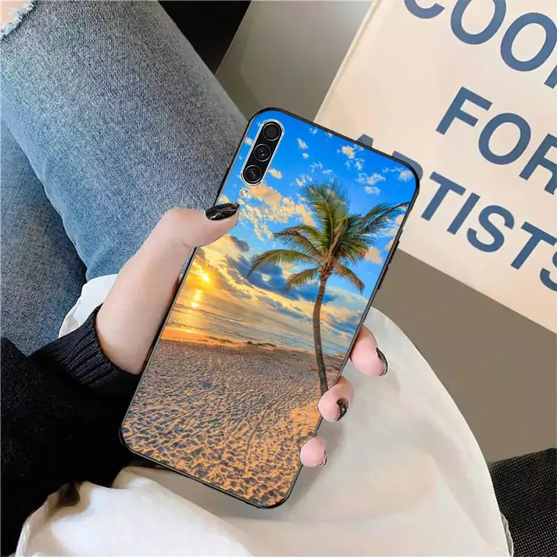 

Summer nature sea Ocean Waves Phone Case For Samsung galaxy A S note 10 7 8 9 20 30 31 40 50 51 70 71 21 s ultra plus