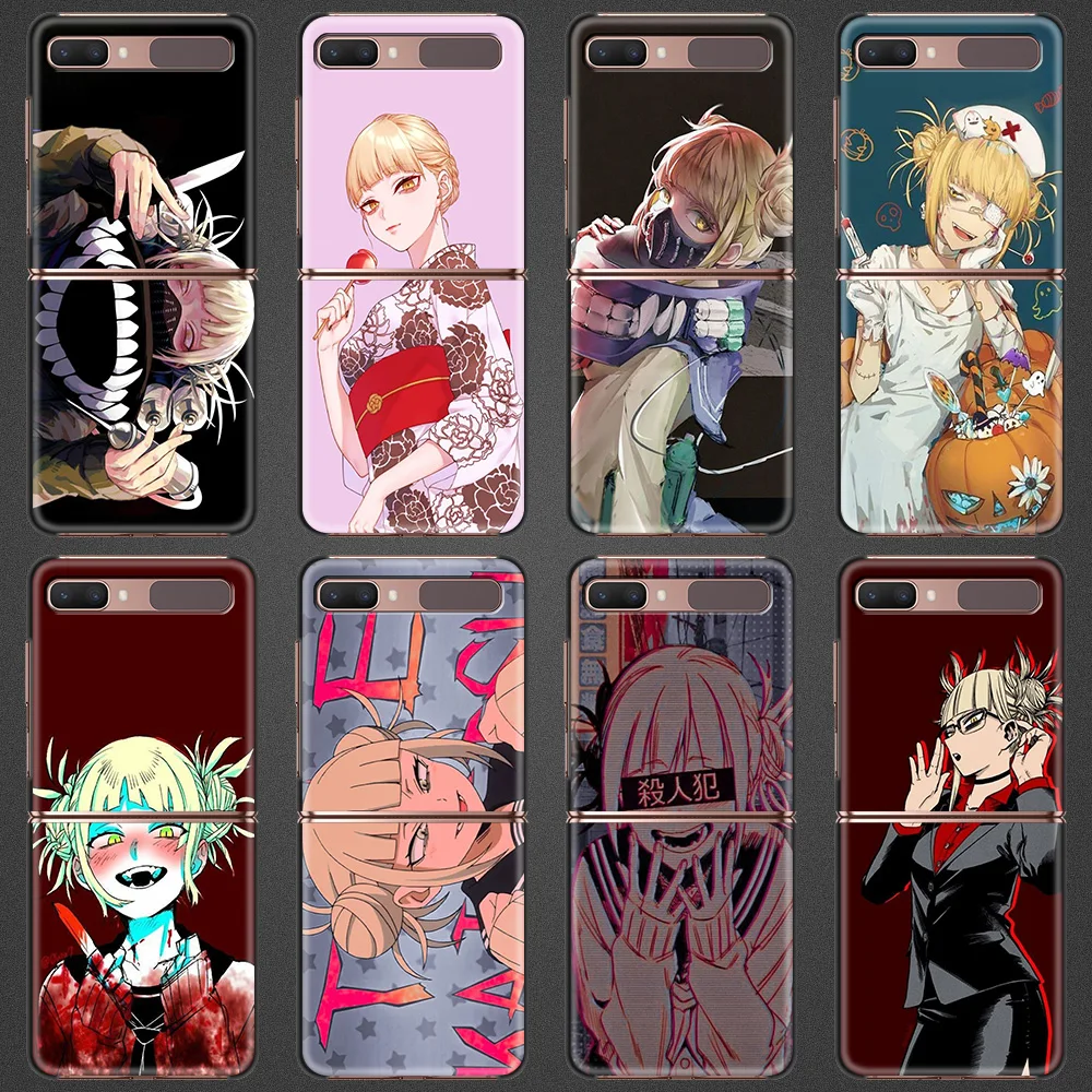

Case For Samsung Galaxy Z flip Z flip3 5G Case Protective Shell Shockproof Hard Cover Funda Anime Himiko