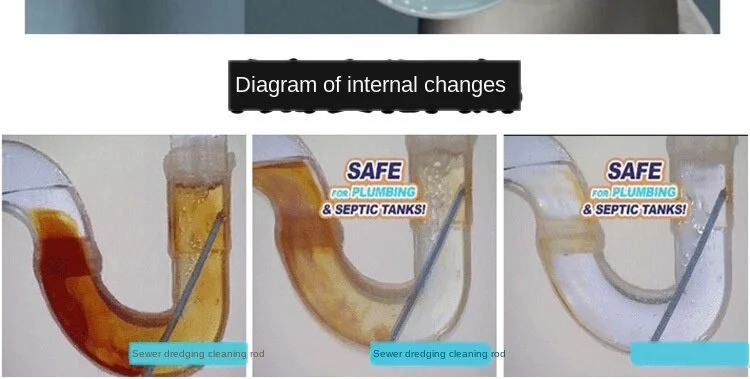 12 шт. в наборе чистящие принадлежности трубный стержень дезодорант очистка