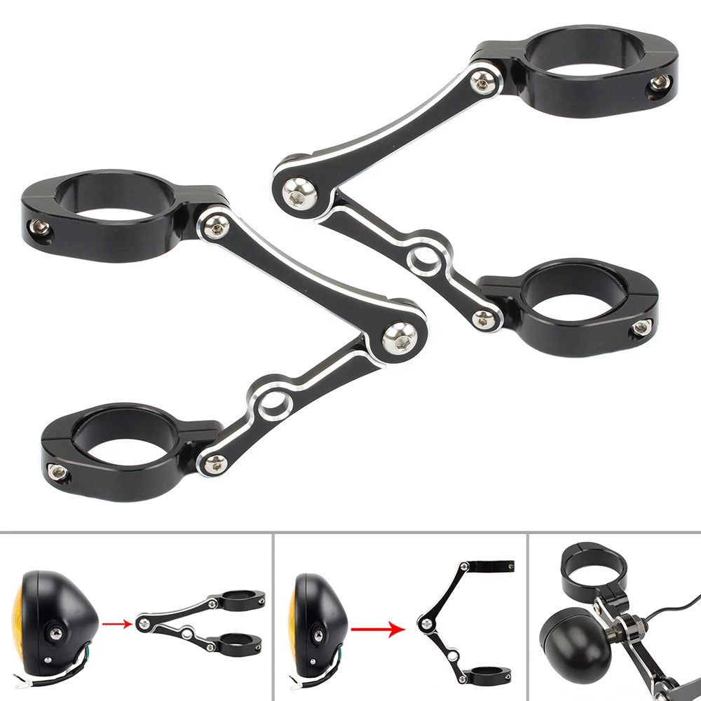 Скобы для фар мотоцикла 39-41 мм держатель передних вилок Универсальный светильник